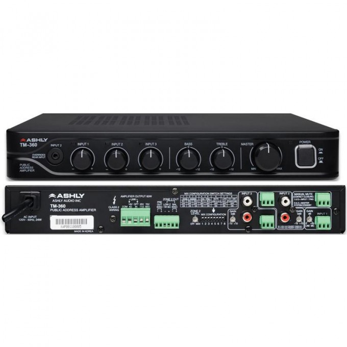 Трансляционный микшер-усилитель ASHLY TM-360R 26309